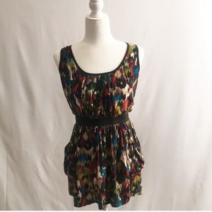 Forever21 Paint Stroke Sleeveless Tunic M